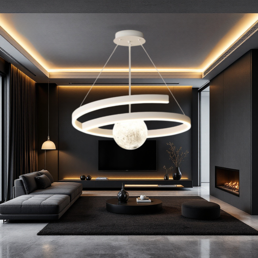 Lustra LED Suspendata INFINITY SPHERE Alba Echivalent 500W ALBA Lighting Fixtures