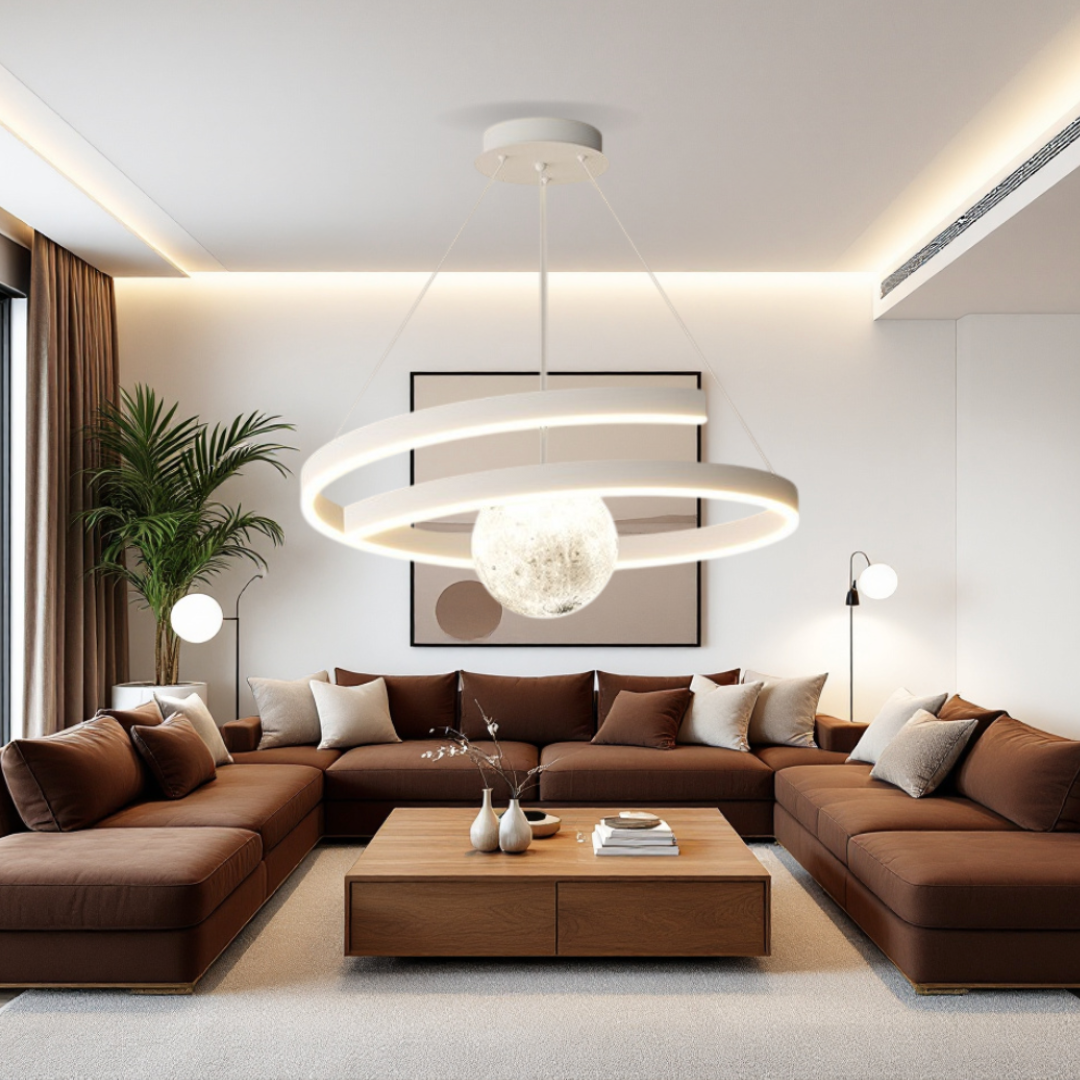 Lustra LED Suspendata INFINITY SPHERE Alba Echivalent 500W ALBA Lighting Fixtures