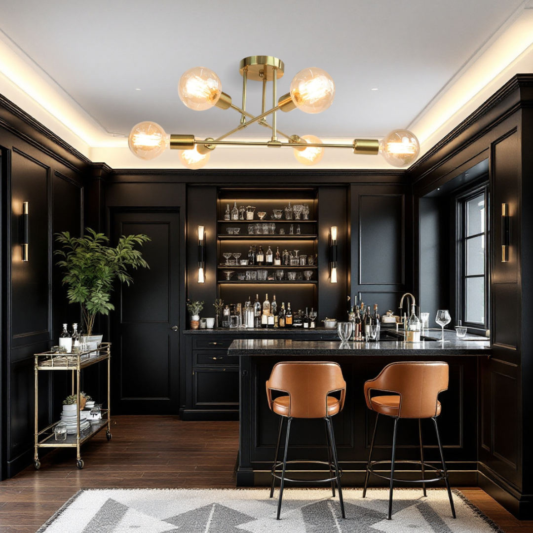 Lustra Vintage 6xE27 GOLD DC 301-6 GD