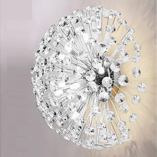 Lustra Aplicata Crystal Dandelion Silver
