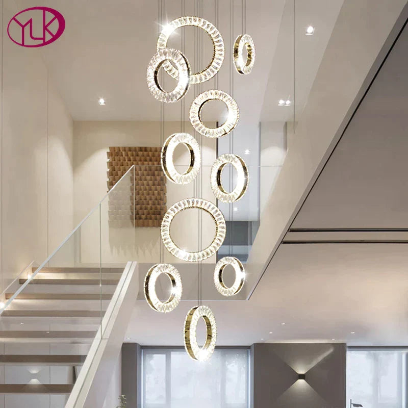 Candelabru Led 140W Cristal Royal Rain Telecomanda Chandeliers Crystal