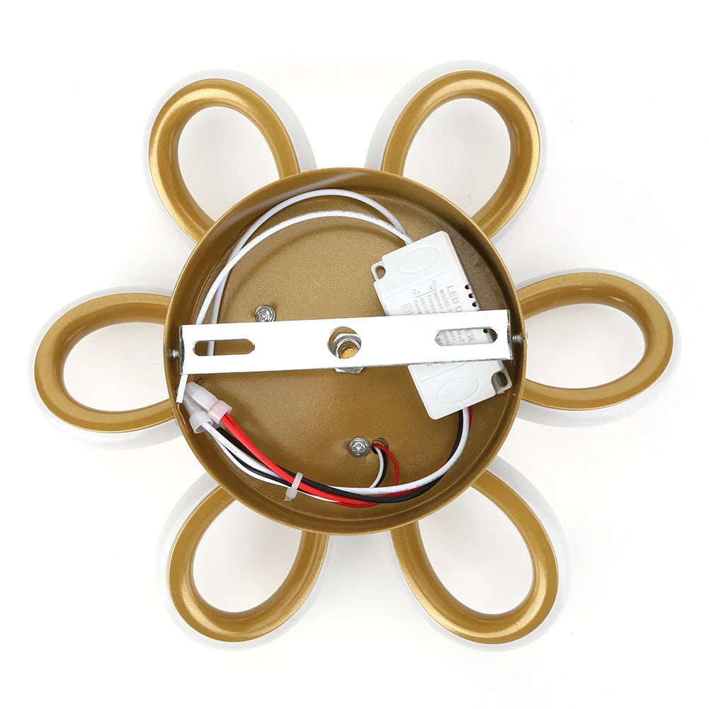 Lustra Led 48W Mariola Gold Echivalent 200W Lighting Fixtures