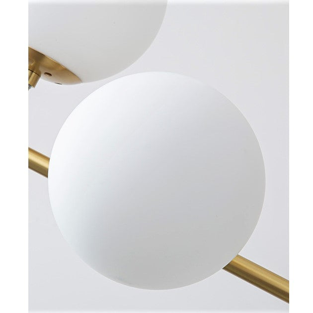 Lustra Abajur Mat Gold Liniara 6Xe27 Chandeliers