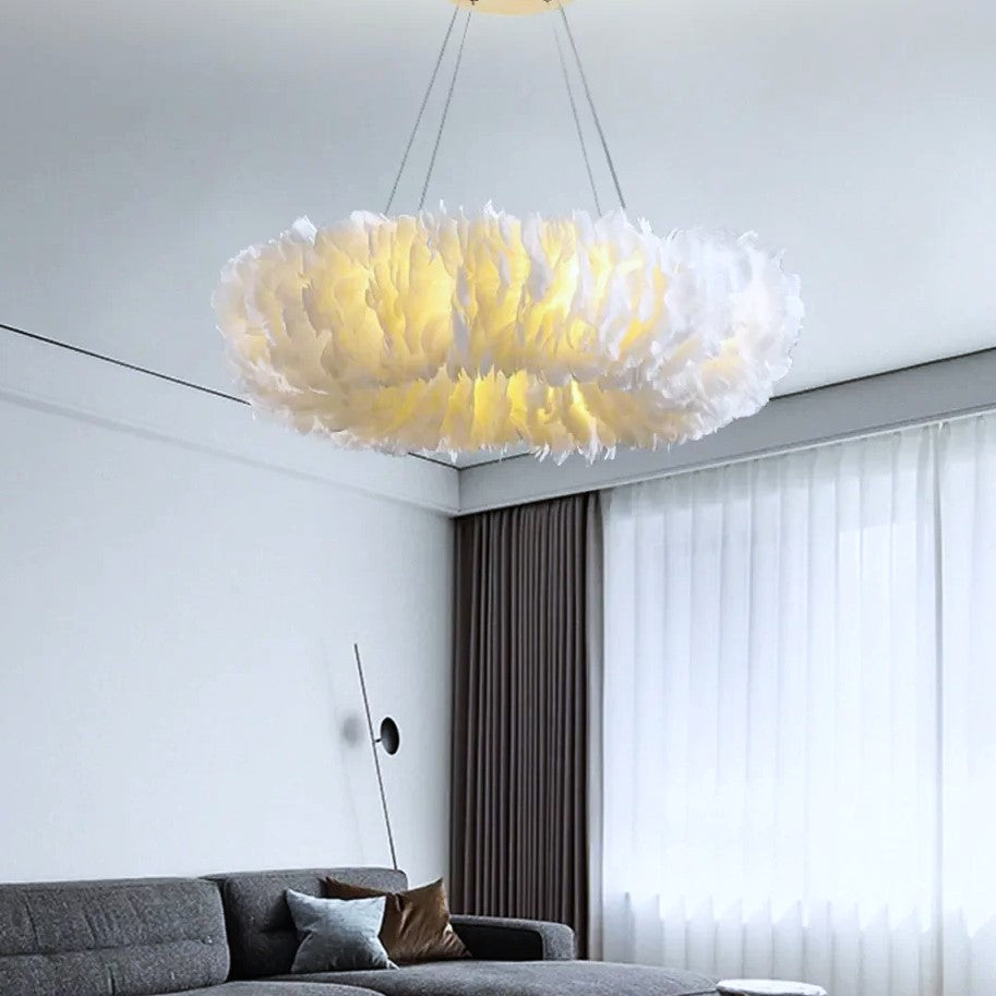 Lustra Luxury Feather Cloud Lighting Fixtures