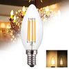 Bec LED E14 4W C35, 480lm, Filament Lumanare Transparent