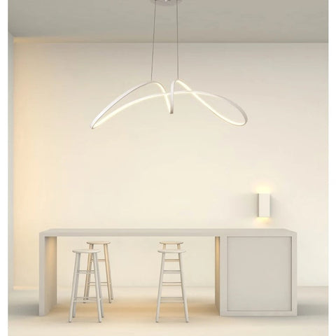 Lustra LED 108W Suspendata Eliptic White SMART Resigilat R3