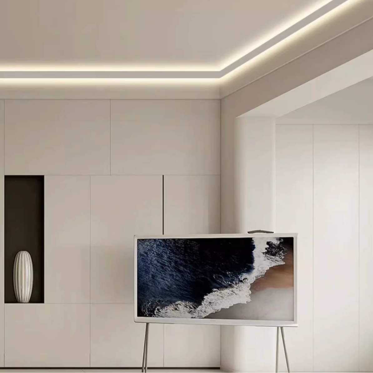 Profil LED Colt Dublu Aluminiu 2 Metri LED Strips