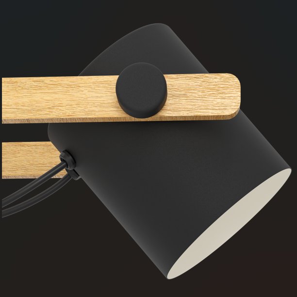 Lustra Suspendata HORNWOOD 110CM NEAGRA / SUSPENDATE / 110CM Chandeliers