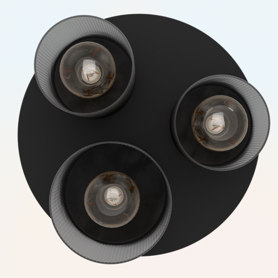 Lustra COLOMERA Black 35CM Eglo Lighting Fixtures