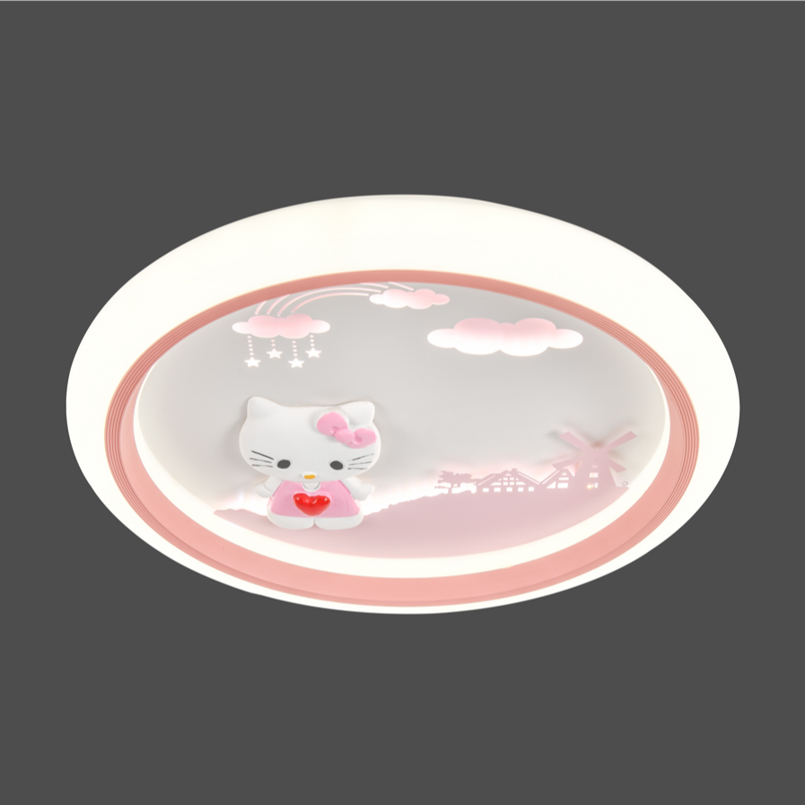 Lustra LED KITTY Echivalent 600W Telecomanda