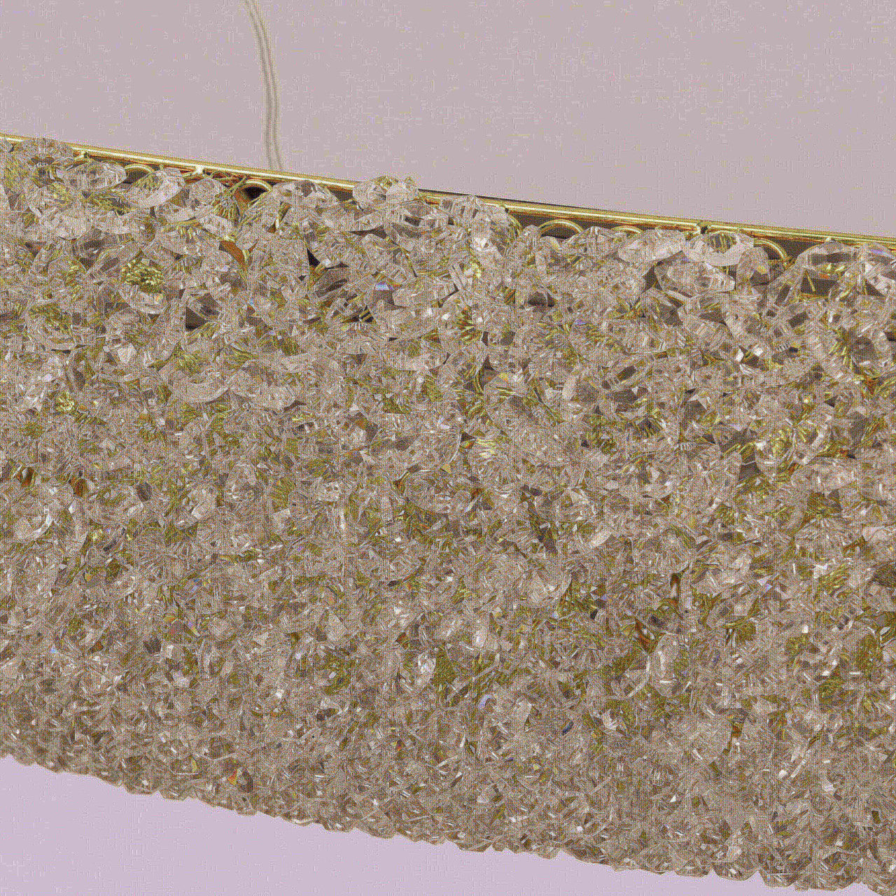 Lustra LED Suspendata Gondola Gold Cristal CRISTAL / AURIE Ceiling Light Fixtures