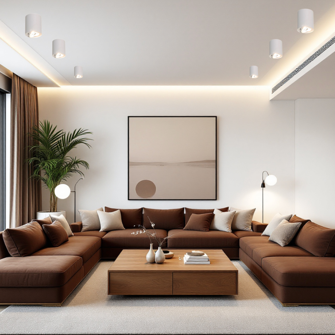 Spot Aplicat Cilindric Alb Dulie Gu10 10CM SPOT LED APLICAT / GU10 / ALBA led ceiling light