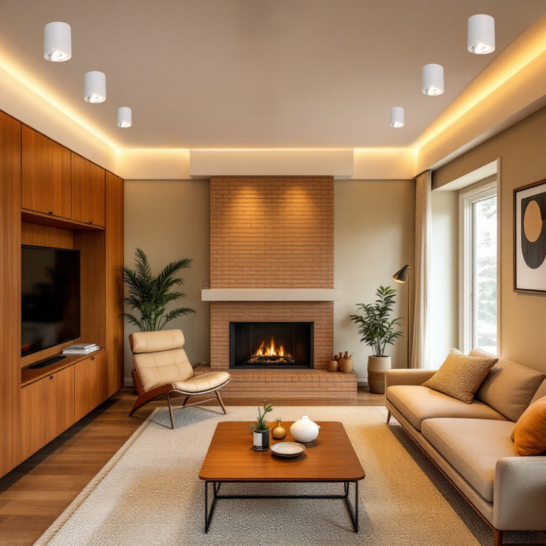 Spot Aplicat Cilindric Alb Dulie Gu10 10CM SPOT LED APLICAT / GU10 / ALBA led ceiling light