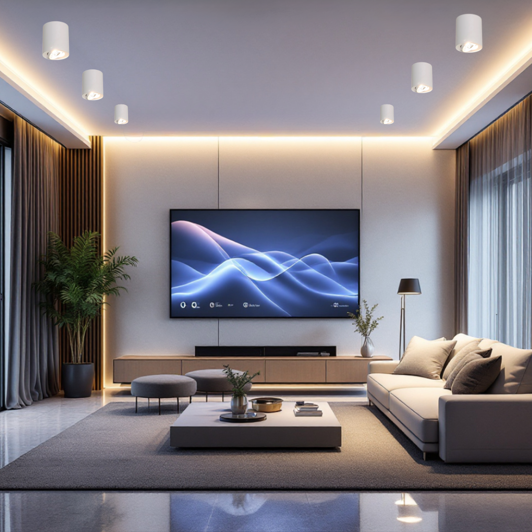 Spot Aplicat Cilindric Alb Dulie Gu10 10CM SPOT LED APLICAT / GU10 / ALBA led ceiling light