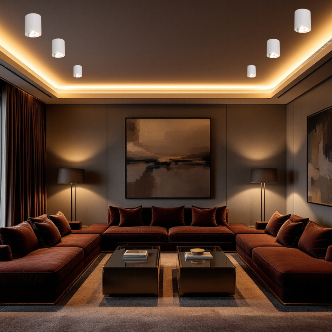 Spot Aplicat Cilindric Alb Dulie Gu10 10CM SPOT LED APLICAT / GU10 / ALBA led ceiling light