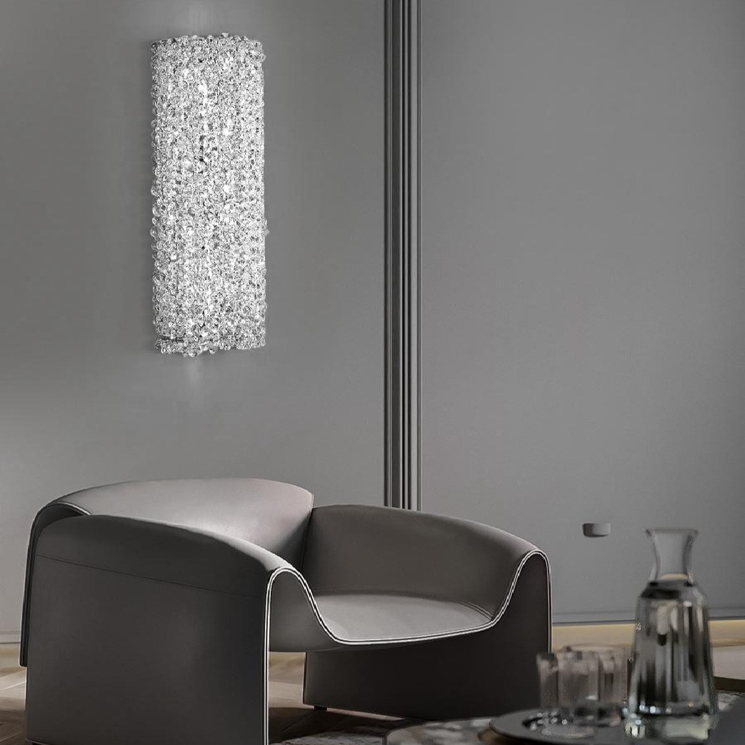 Aplica LED RAFO Silver Cristal CHROME / CRISTAL Wall Light Fixtures