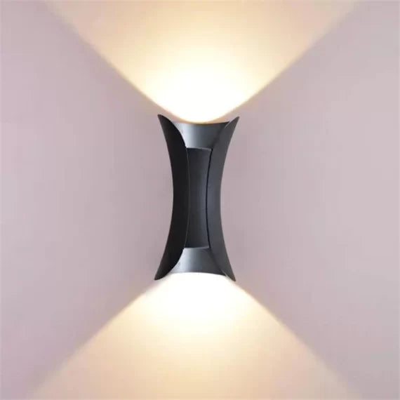 Aplica Led Exterior 2X5W Ultron Black Wall Light Fixtures