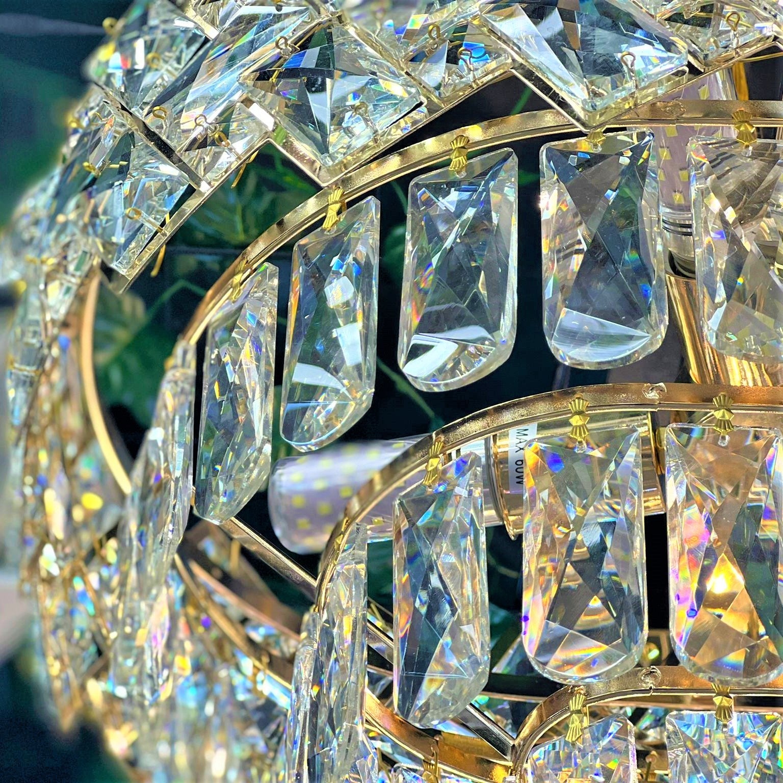 Candelabru Cristal MALLI Gold ⌀30CM Chandeliers Crystal