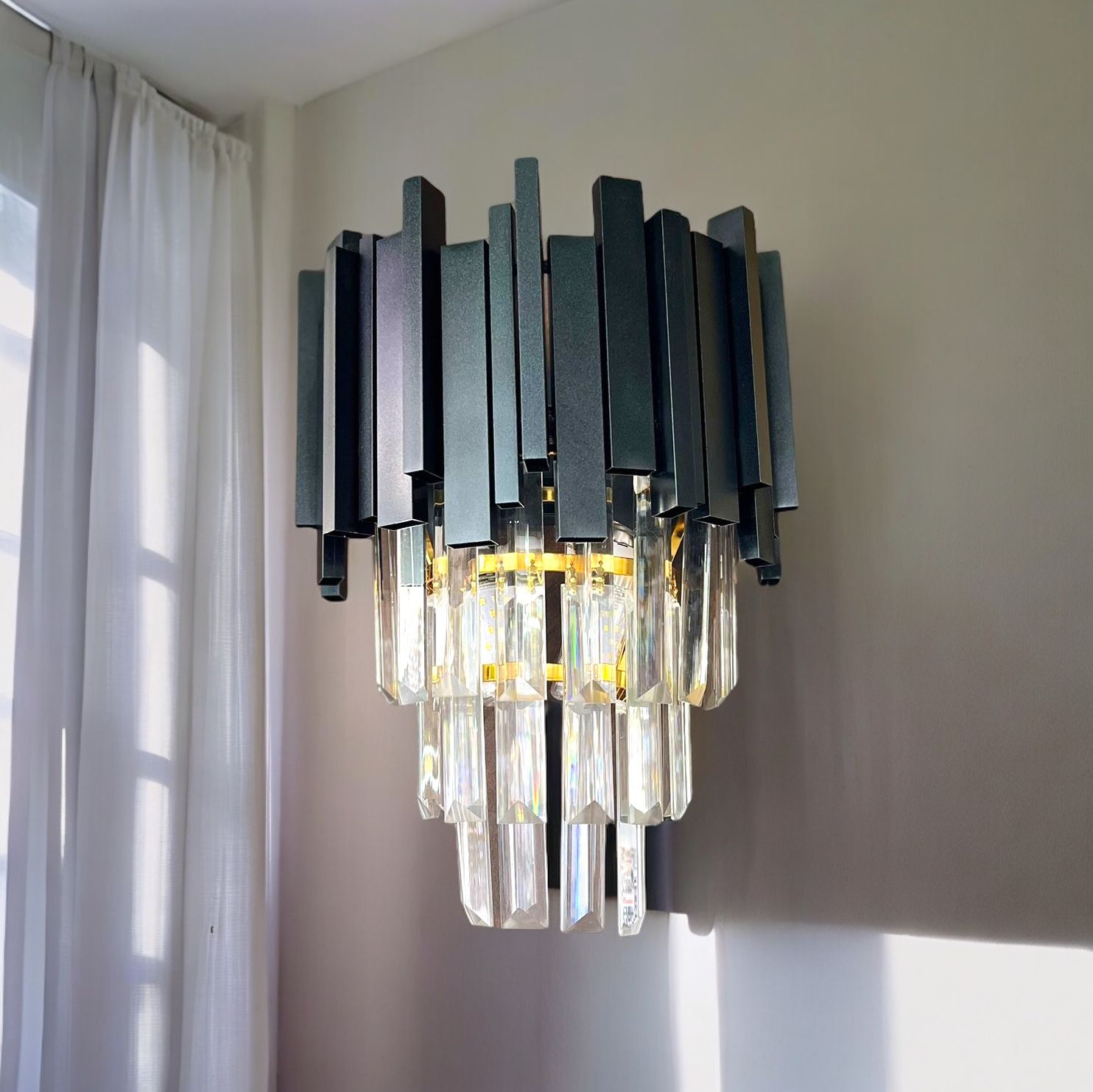 Aplica Perete Cristal Black Widow Wall Light Fixtures