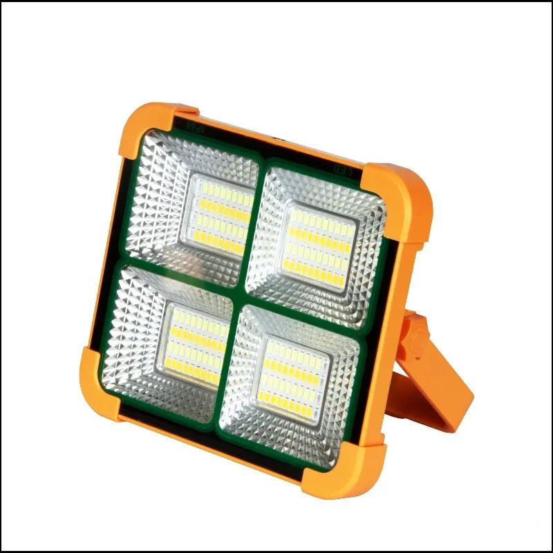 Proiector Led 100W Portabil Panou Solar Usb 4 Functii Led Flood Light