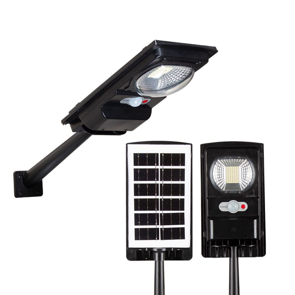 Lampa Led 100W Solara Senzor Miscare Cu Brat Inclus - S02D Street Light
