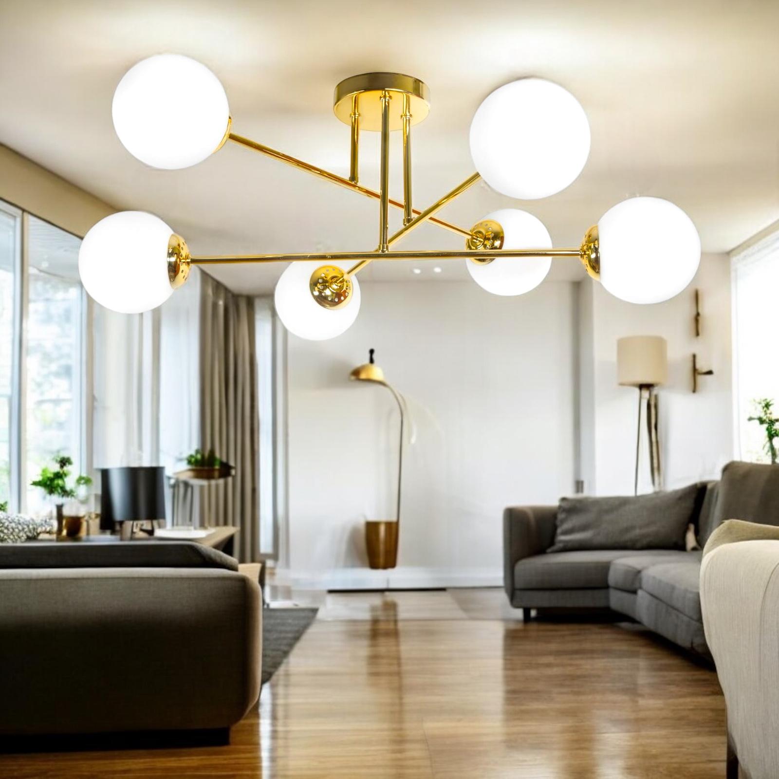 Lustra Abajur Mat 6 Golden Stairs 5045/6 Chandeliers