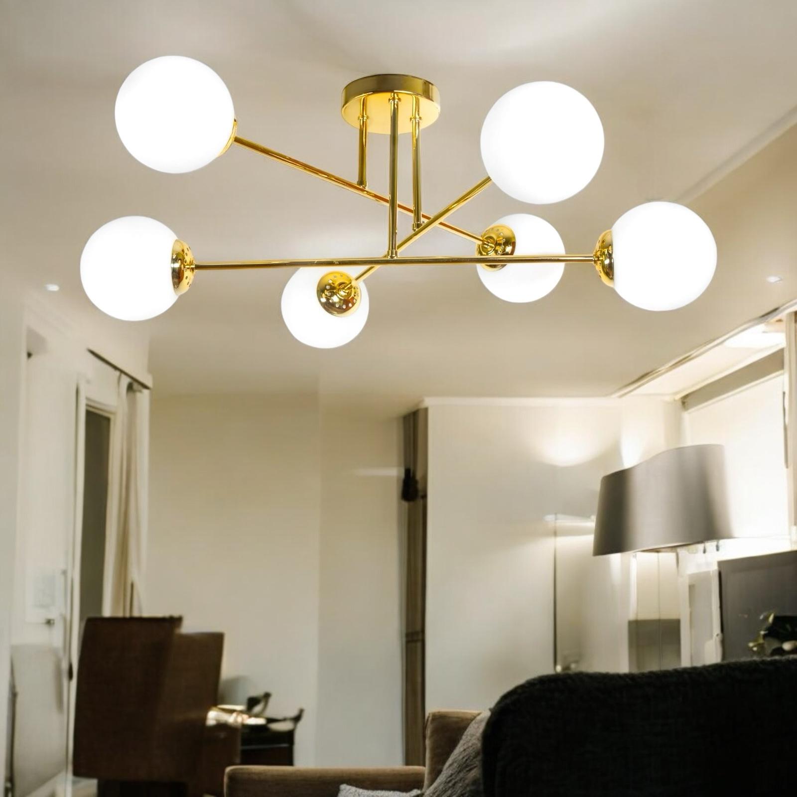 Lustra Abajur Mat 6 Golden Stairs 5045/6 Chandeliers