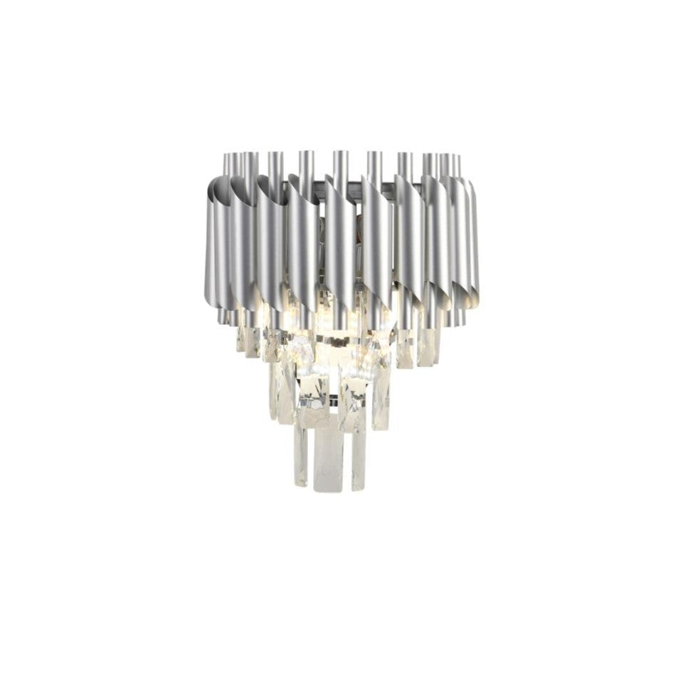 Aplica Perete Cristal Silver Panther ARGINTIE / CRISTAL / APLICA PERETE Wall Light Fixtures