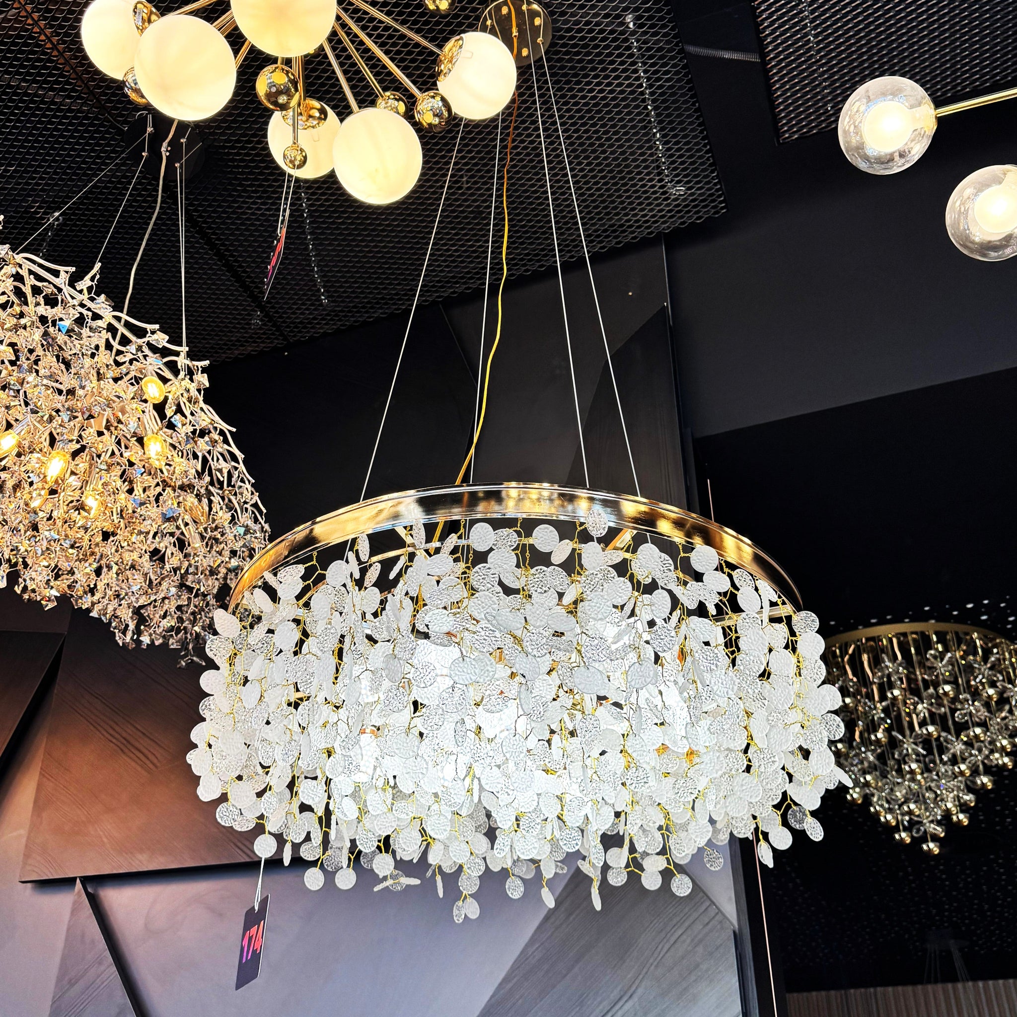 Candelabru Crystal LUGO Golden Chandeliers Crystal