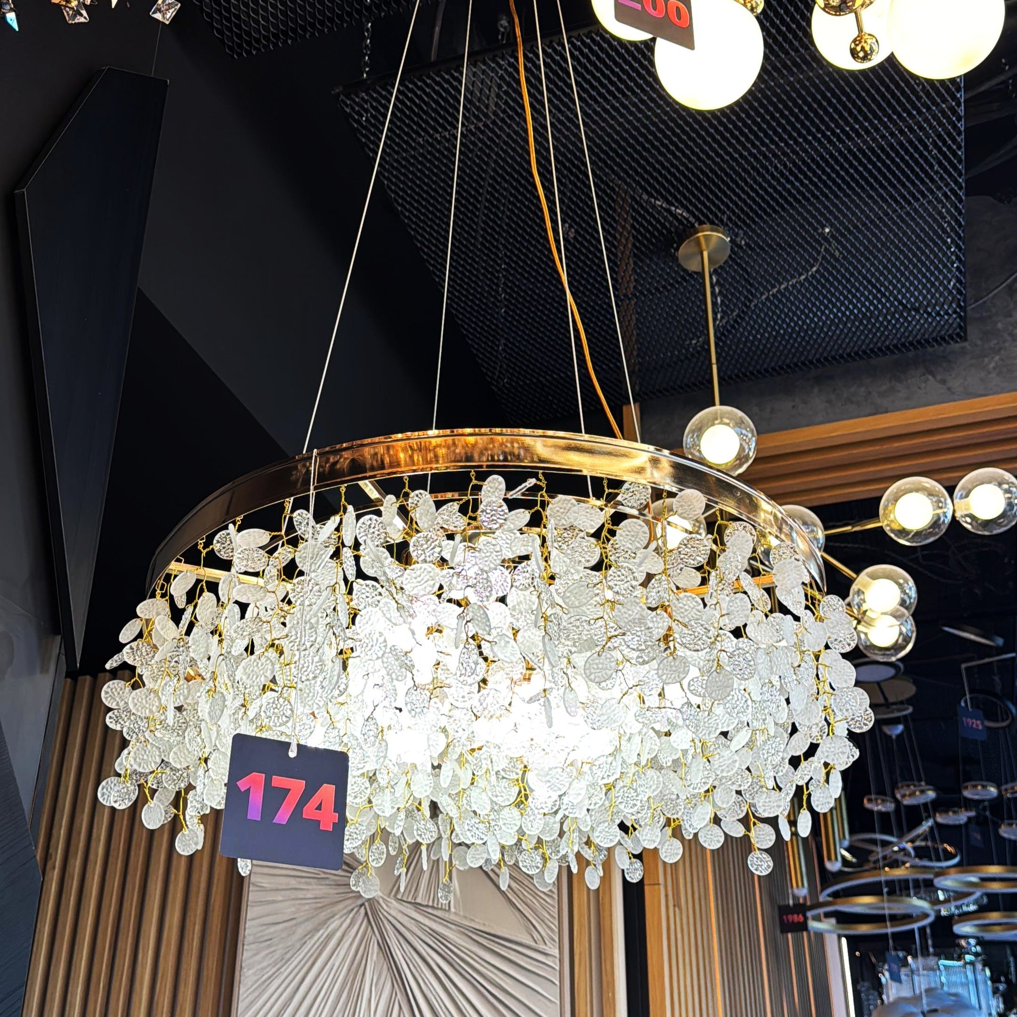 Candelabru Crystal LUGO Golden Chandeliers Crystal