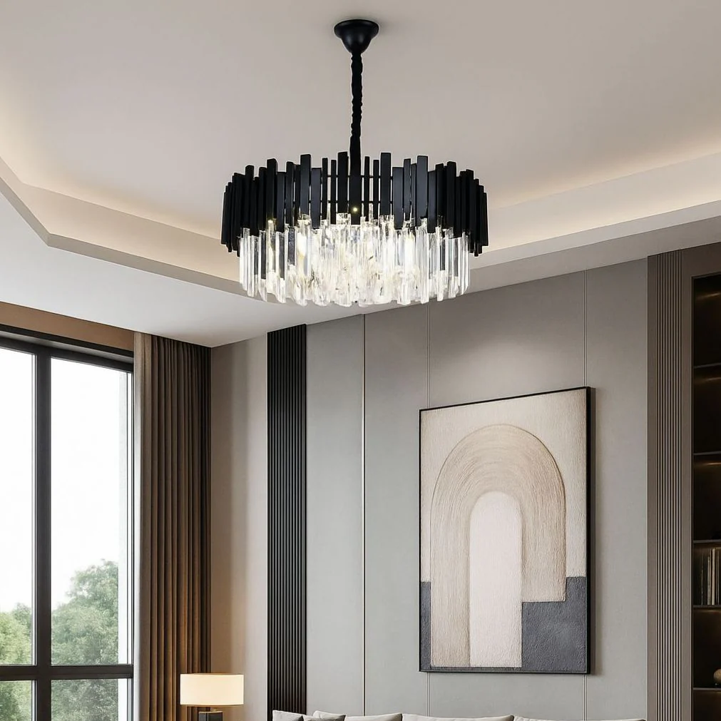 Candelabru Cristal BLACK WIDOW Ø50CM Chandeliers Crystal