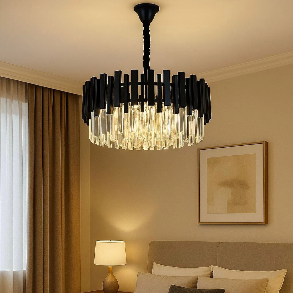 Candelabru Cristal BLACK WIDOW Ø80CM Chandeliers Crystal