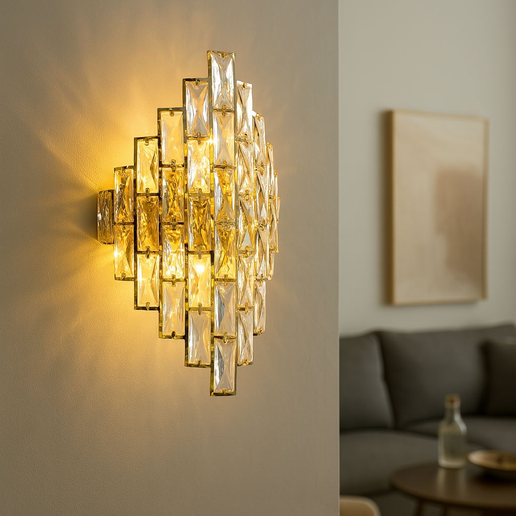 Aplica Perete Cristal Bijou Royale AURIU / CRISTAL / APLICA PERETE Wall Light Fixtures