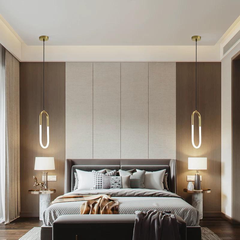 Lustra LED Suspendata HALO Gold Echivalent 140W SUSPENDATE / AURIE / 100CM led ceiling light