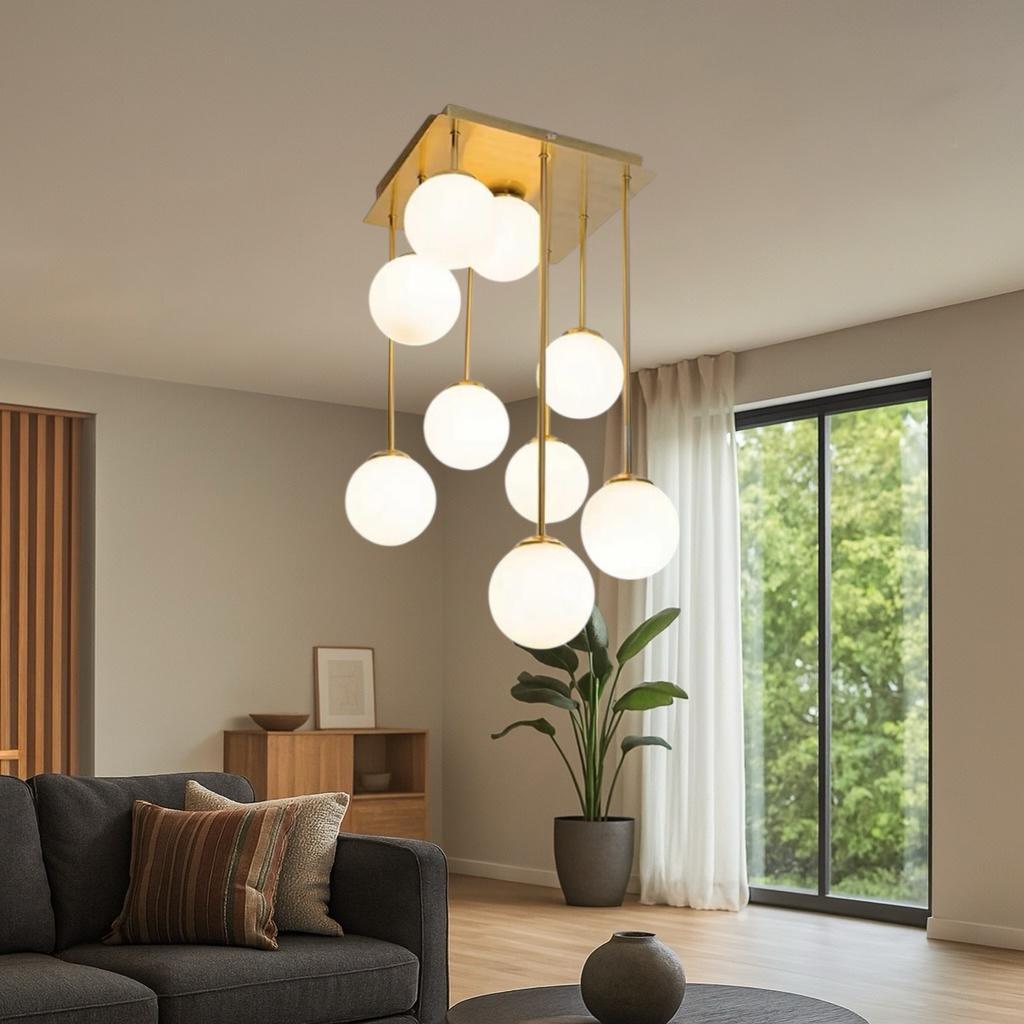 Lustra Abajur Mat Maxi Serelys GOLD 9XG9 AURIE / ABAJUR Chandeliers