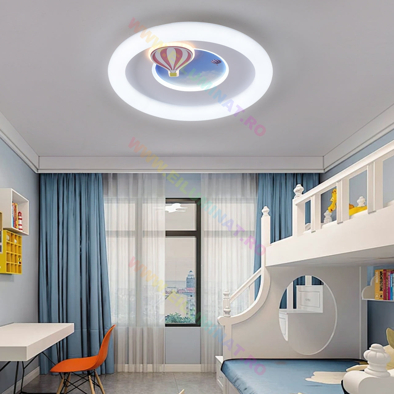 Lustra LED BRISORA Echivalent 600W Telecomanda KIDS / 50CM / ALBA Lighting Fixtures