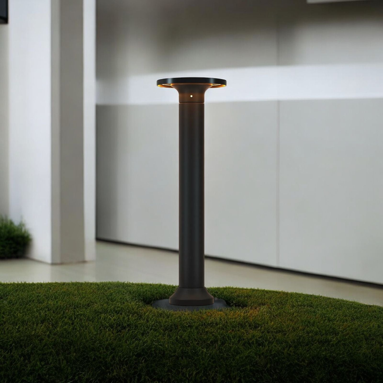 Stalp Ornamental De Gradina LED 12W Negru 50CM STALP ORNAMENTAL GARDEN POLE