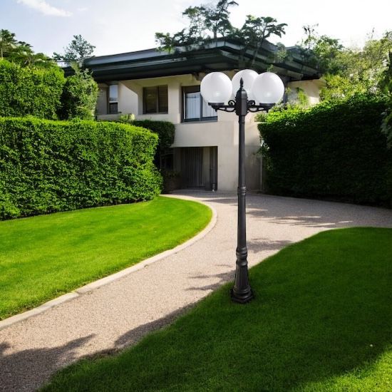 Stalp De Gradina Negru 3 Brate 40W 220CM STALP ORNAMENTAL / NEAGRA GARDEN POLE