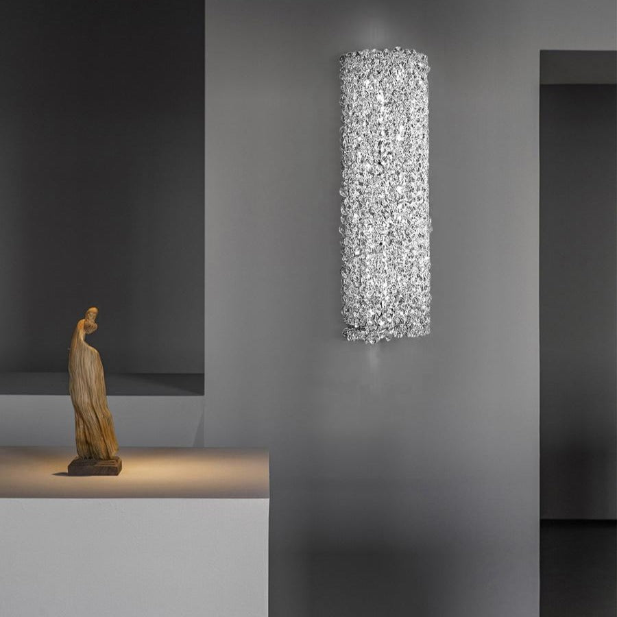 Aplica LED RAFO Silver Cristal CHROME / CRISTAL Wall Light Fixtures
