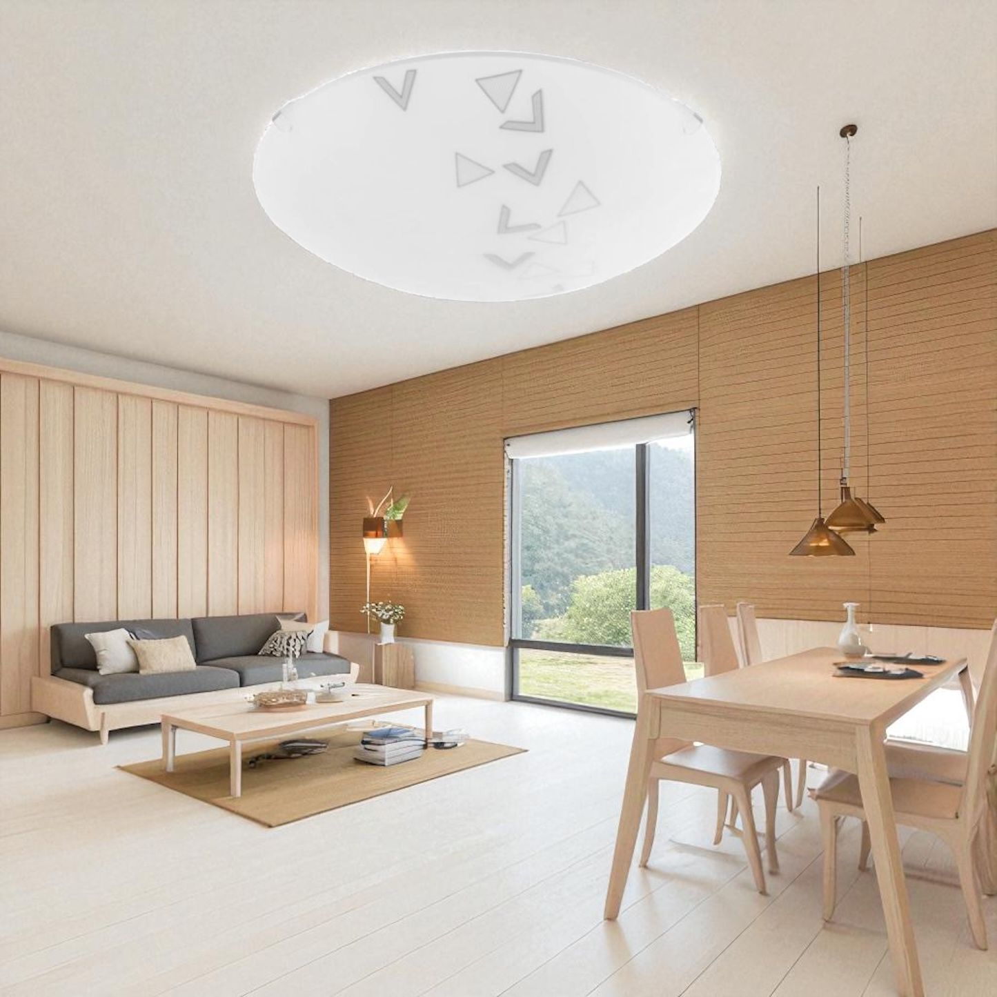 Plafoniera MARS White Rotunda 25CM APLICA PERETE / TAVAN / 25CM led ceiling light