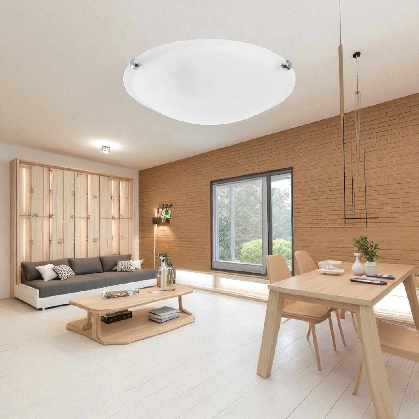 Plafoniera SALOME Silver Rotunda 40CM APLICA PERETE / TAVAN / 40CM led ceiling light