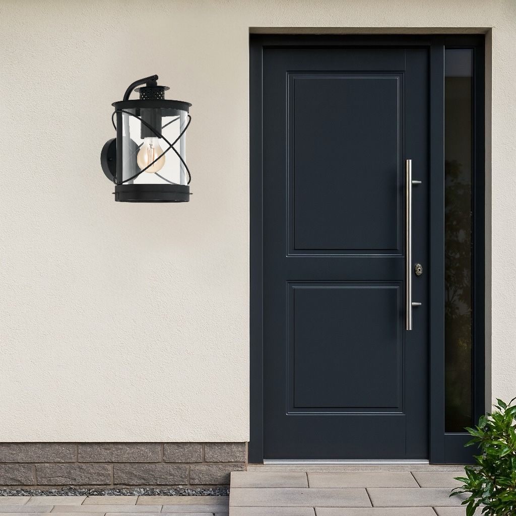 Aplica Exterior Tip Felinar HILBURN Black NEAGRA / APLICA PERETE Wall Light Fixtures