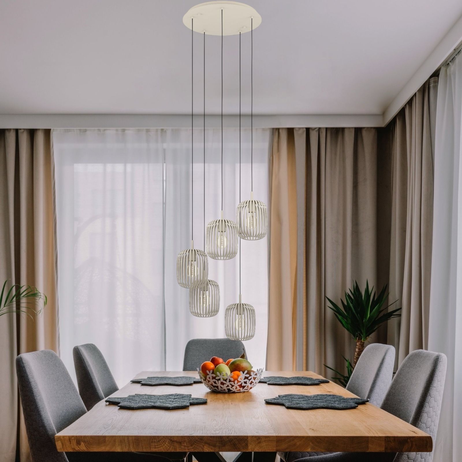 Lustra Suspendata ROMAZZINA 200CM CREM / SUSPENDATE / 200CM Chandeliers