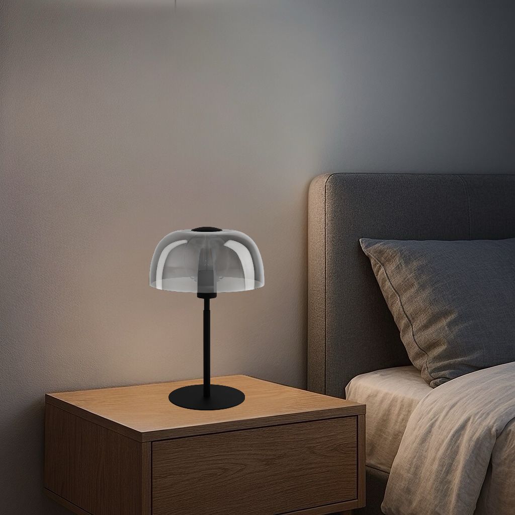 Veioza Decorativa SOLO 2 Black 41.5CM VEIOZA DECORATIVA desk lamp