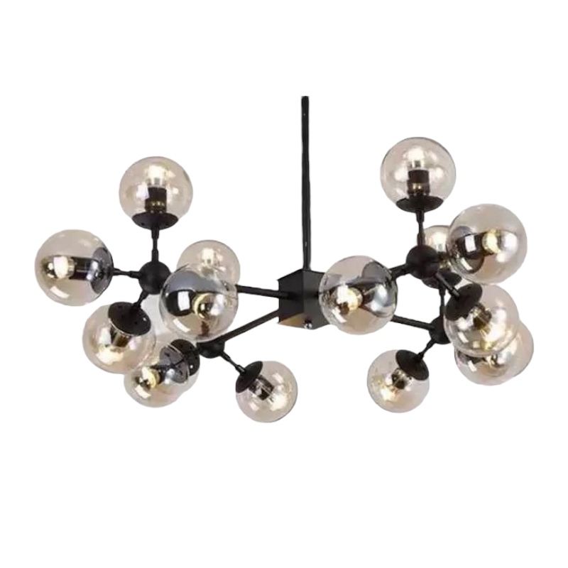 Lustra Abajur Transparent Black RAXO NEAGRA / ABAJUR Chandeliers