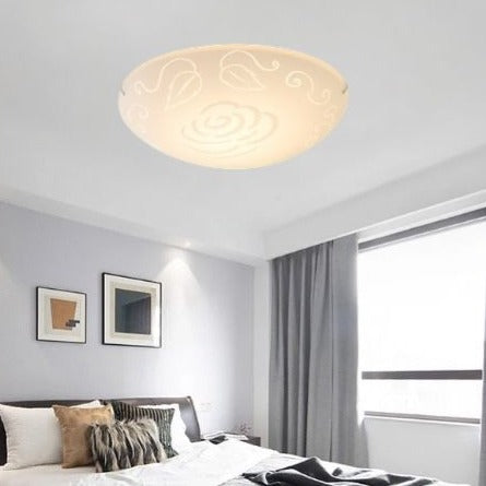 Plafoniera MARS Rose White Rotunda 25CM led ceiling light