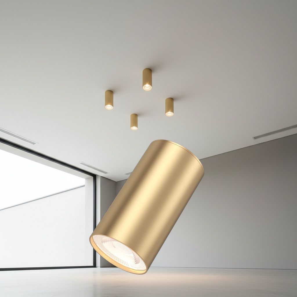 Spot Aplicat Rotund Auriu Dulie GU10 Ø55x102mm led ceiling light