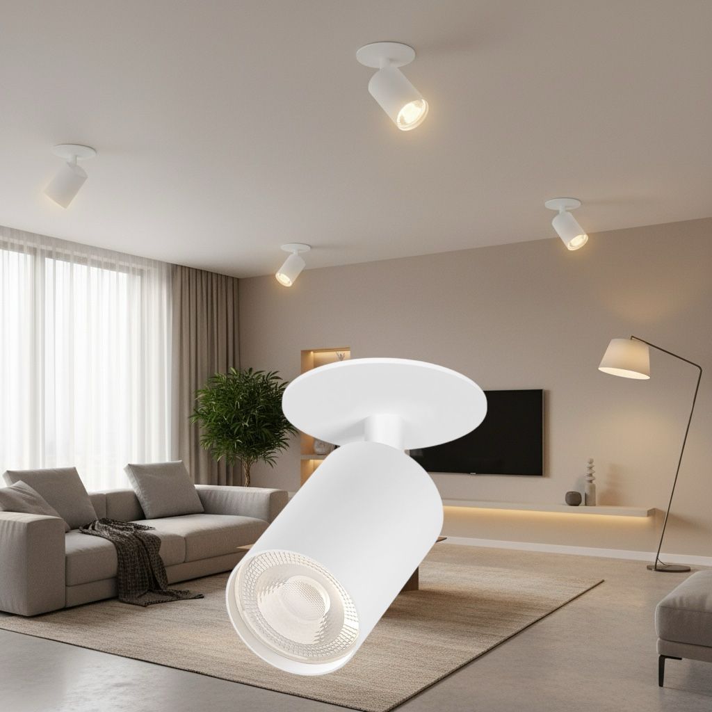 Spot Incastrat Rotund Alb Dulie GU10 Ø55x83mm led ceiling light