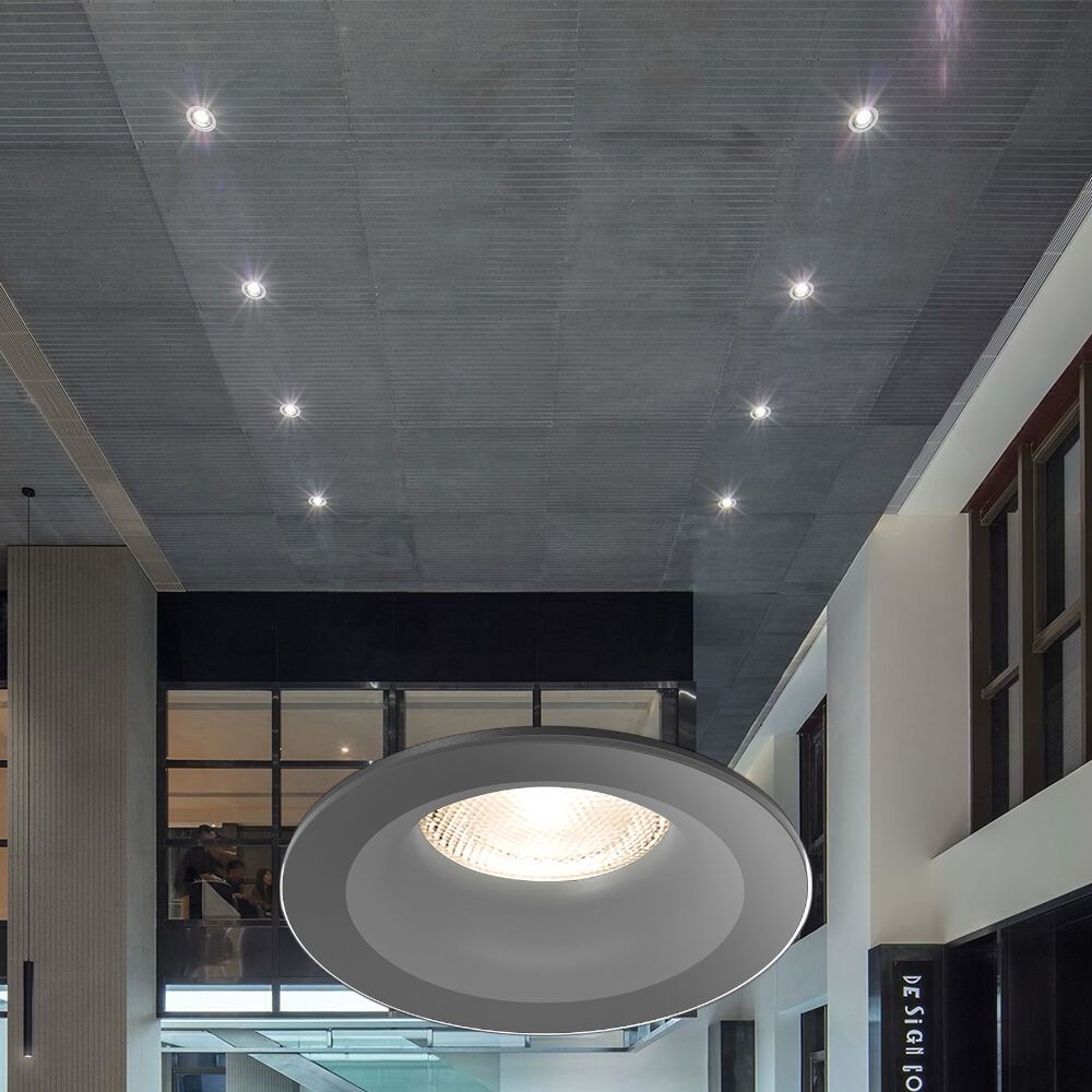 Spot Incastrat Rotund IP54 Negru Dulie MR16 Ø83x38mm led ceiling light