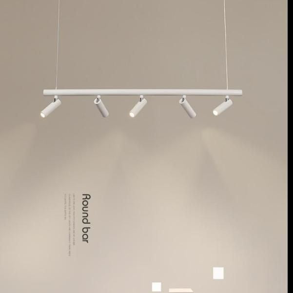 Lustra LED Suspendata cu 5 Spoturi Reglabile JERICO White led ceiling light
